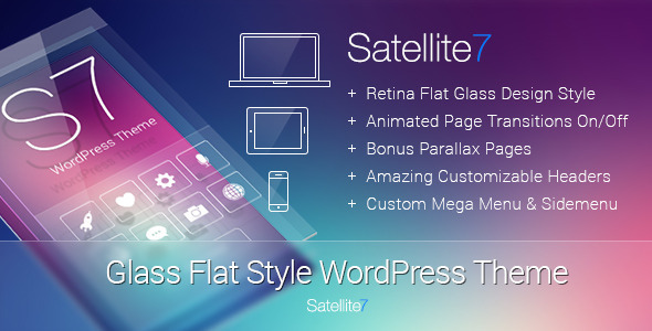 WordPress扁平化企业主题：Satellite7汉化版