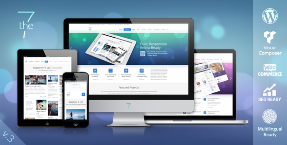 WordPress企业模板：神级The7英文主题+汉化版 wordpress主题v3.1.1